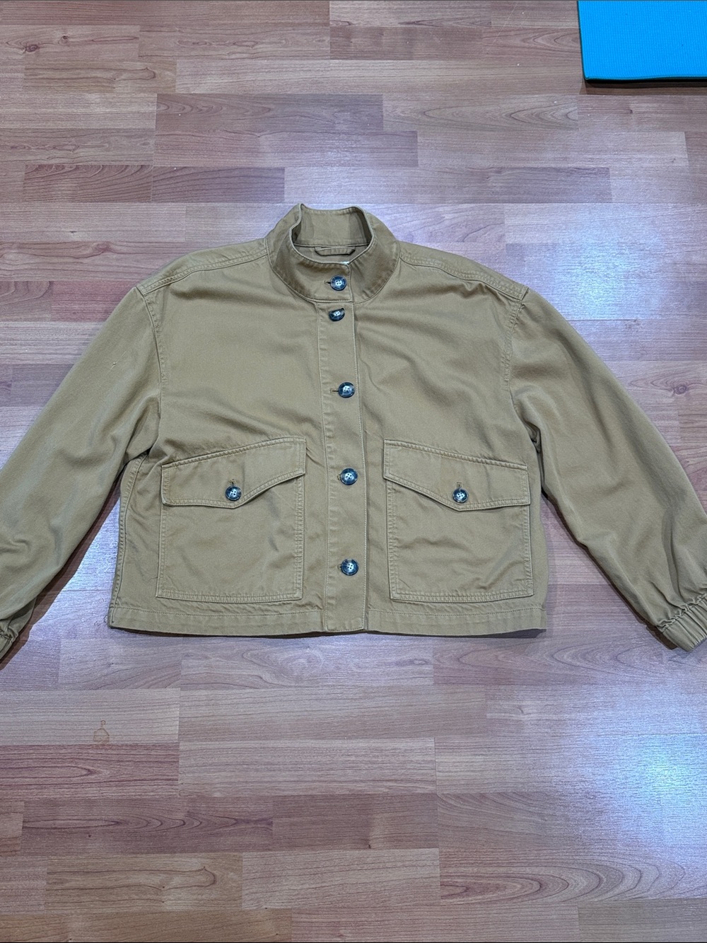 Madewell Cropped Utility Jacket - Caramel - Picture 5 of 8